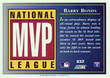 1994 Score #632 Barry Bonds