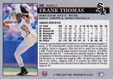 1992 Leaf #349 Frank Thomas