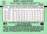 1991 Donruss #495 Barry Bonds