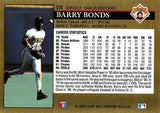 1992 Leaf #275 Barry Bonds Black Gold