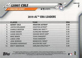 2020 Topps #2 Gerrit Cole