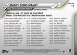 2020 Topps #15 Manny Being Manny