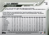 2020 Topps #49 Eloy Jimenez