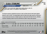 2020 Topps #74 Bubba Starling