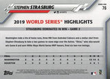 2020 Topps #76 Stephen Strasburg