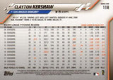 2020 Topps #118 Clayton Kershaw