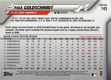 2020 Topps #145 Paul Goldschmidt