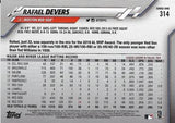2020 Topps #314 Rafael Devers