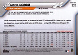 2020 Topps #332 Jacob deGrom