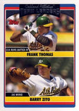 2006 Topps Updates & Highlights #UH317  (Frank Thomas / Barry Zito)
