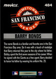 1993 Pinnacle #484 Barry Bonds