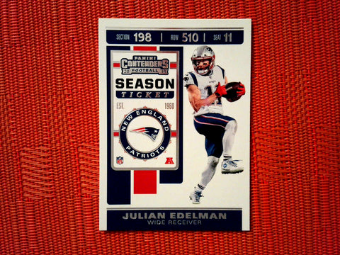 2019 Panini Contenders NFL 11 Julian Edelman - New England Patriots (Base)