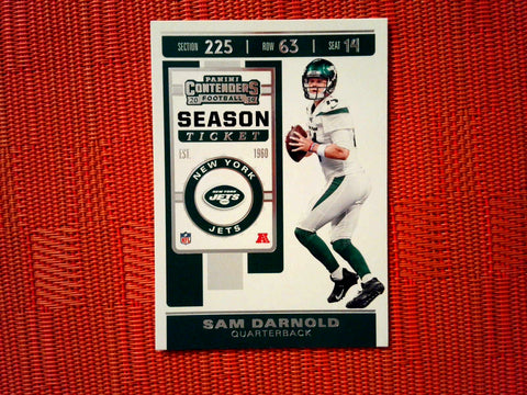 2019 Panini Contenders NFL 12 Sam Darnold - New York Jets (Base)