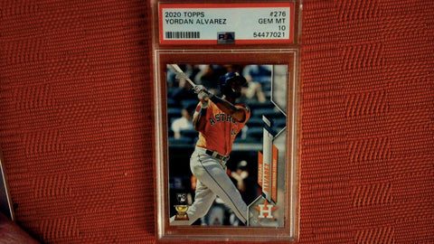 2020 Topps #276 Yordan Alvarez PSA 10 Gem Mint