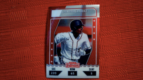 2021 Panini Elite Extra Edition #CTO-DC Denzel Clarke College Tickets