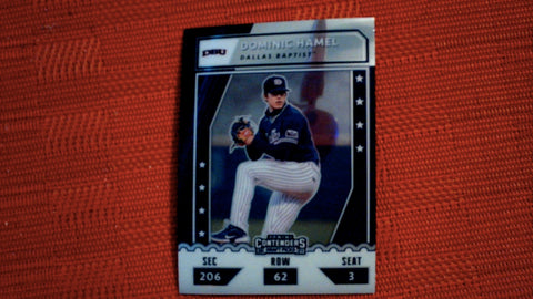 2021 Panini Elite Extra Edition #CTO-DH Dominic Hamel College Tickets