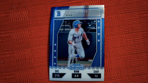 2021 Panini Elite Extra Edition #CTO-JS JT Schwartz College Tickets