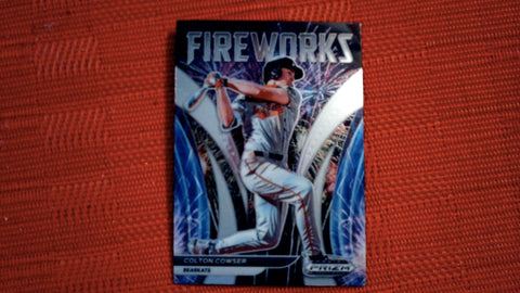 2021 Panini Prizm Draft Picks #F-CC Colton Cowser Fireworks