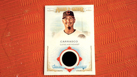 2020 Topps Allen & Ginter #FSRB-CC Carlos Carrasco Full-Size Relics B