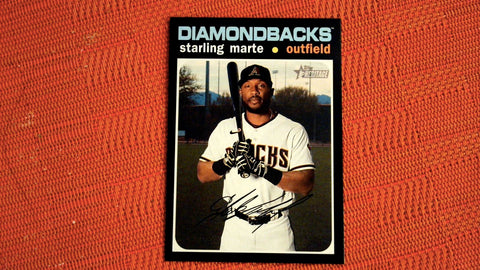 2020 Topps Heritage #703 Starling Marte