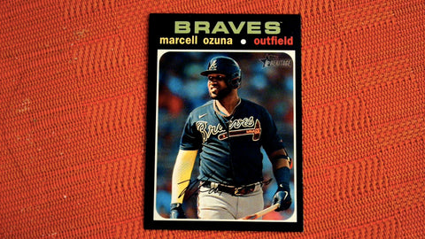 2020 Topps Heritage #723 Marcell Ozuna