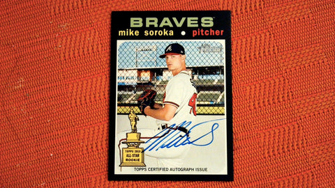 2020 Topps Heritage #ROA-MS Mike Soroka Real One Autographs High Number