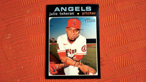 2020 Topps Heritage #THC-516 Julio Teheran 149/999 Chrome