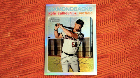 2020 Topps Heritage #THC-517 Kole Calhoun 415/571 Chrome Refractor