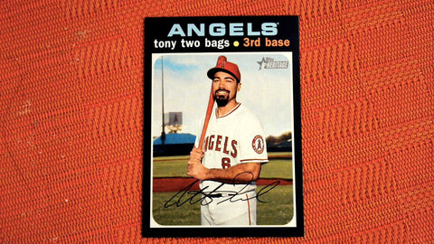 2020 Topps Heritage #553d Anthony Rendon Nickname - Tony Two Bags