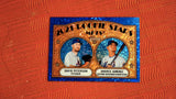 2021 Topps Heritage #5 2021 Rookie Stars - Mets - Andres Gimenez / David Peterson Chrome Blue Sparkle