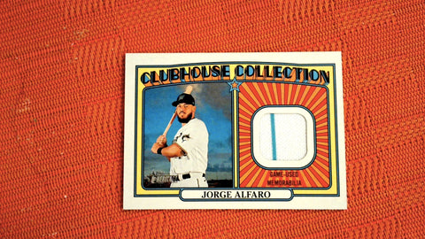 2021 Topps Heritage #CCR-JAL Jorge Alfaro Clubhouse Collection Relics