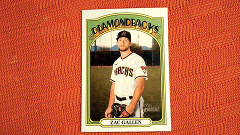 2021 Topps Heritage #484 Zac Gallen