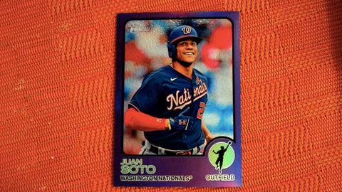 2022 Topps Heritage #154 Juan Soto Chrome Green Refractor