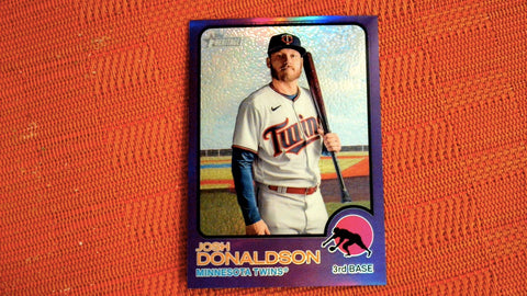 2022 Topps Heritage #110 Josh Donaldson Chrome Hot Box Refractor