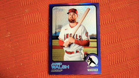 2022 Topps Heritage #10 Jared Walsh Chrome Hot Box Refractor