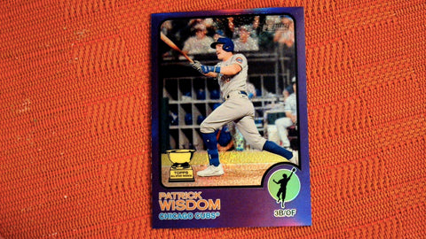 2022 Topps Heritage #276 Patrick Wisdom Chrome Hot Box Refractor