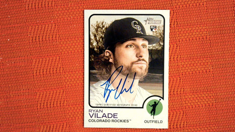 2022 Topps Heritage #ROA-RV Ryan Vilade Real One Autographs