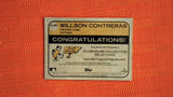 2022 Topps Heritage #CC-WC Willson Contreras Clubhouse Collection Relics