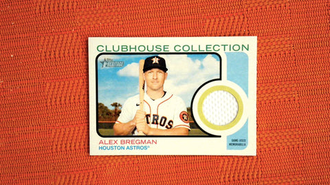 2022 Topps Heritage #CC-AB Alex Bregman Clubhouse Collection Relics
