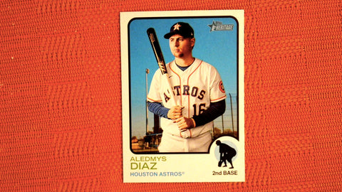 2022 Topps Heritage #409 Aledmys Diaz