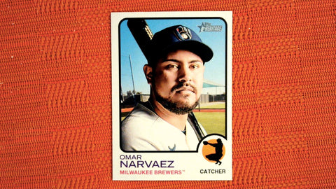 2022 Topps Heritage #432 Omar Narvaez