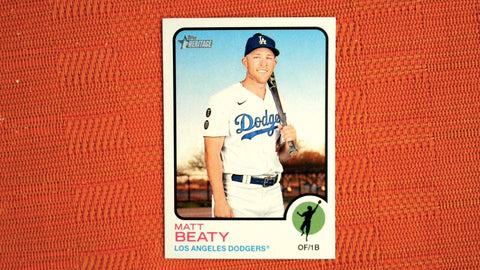 2022 Topps Heritage #434 Matt Beaty Black Border