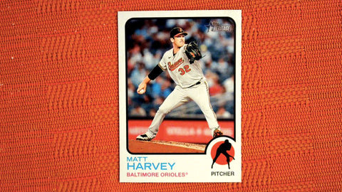 2022 Topps Heritage #443 Matt Harvey