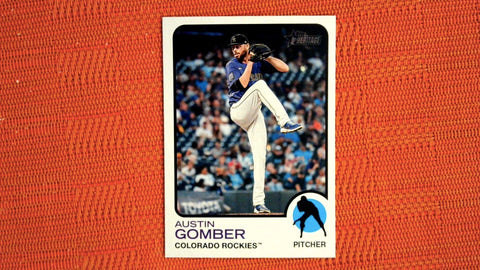 2022 Topps Heritage #446 Austin Gomber
