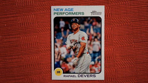 2022 Topps Heritage #NAP-6 Rafael Devers New Age Performers