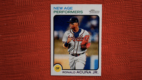 2022 Topps Heritage #NAP-9 Ronald Acuña Jr. New Age Performers