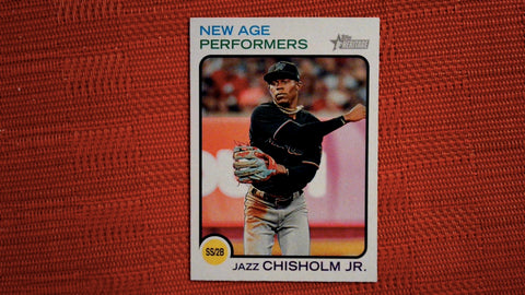 2022 Topps Heritage #NAP-13 Jazz Chisholm Jr. New Age Performers