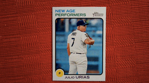 2022 Topps Heritage #NAP-16 Julio Urias New Age Performers PSA