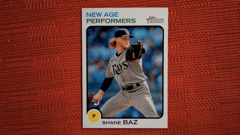 2022 Topps Heritage #NAP-19 Shane Baz New Age Performers