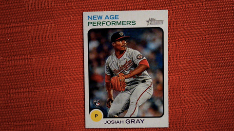 2022 Topps Heritage #NAP-22 Josiah Gray New Age Performers